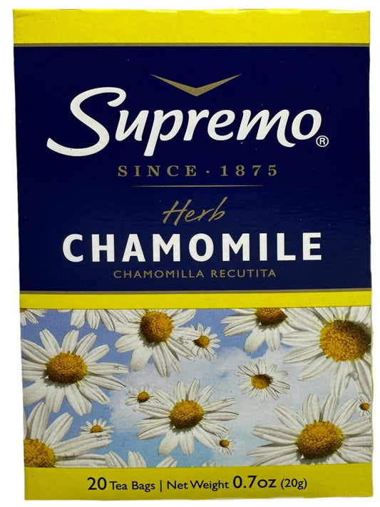 Supremo Herb Chamomile tea bags 20g