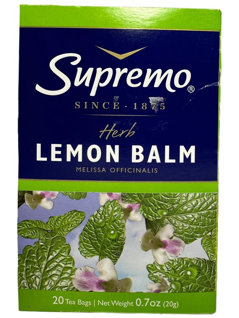 Supremo Herb Lemon Balm tea bags 20G