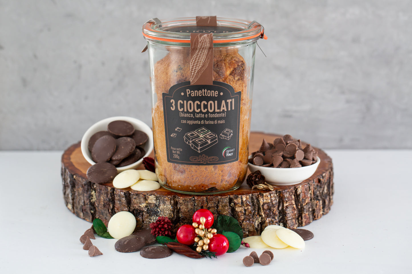Cordero Panettone 3 Cioccolatti Italian Cake Triple Chocolate 200g