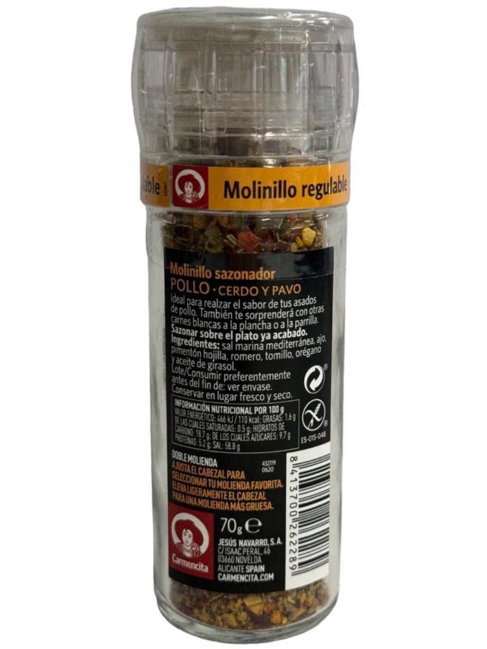 Carmencita Seasoning for Chicken Grinder 70g