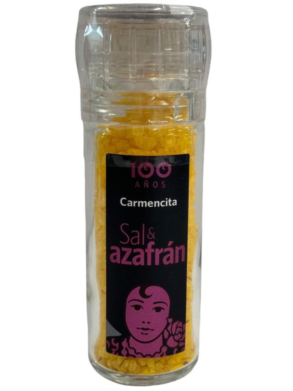 Carmencita Sea Salt With Saffron Grinder 110g