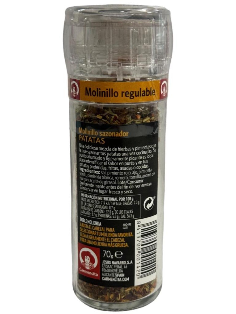 Carmencita Potatoes Grinder 70g