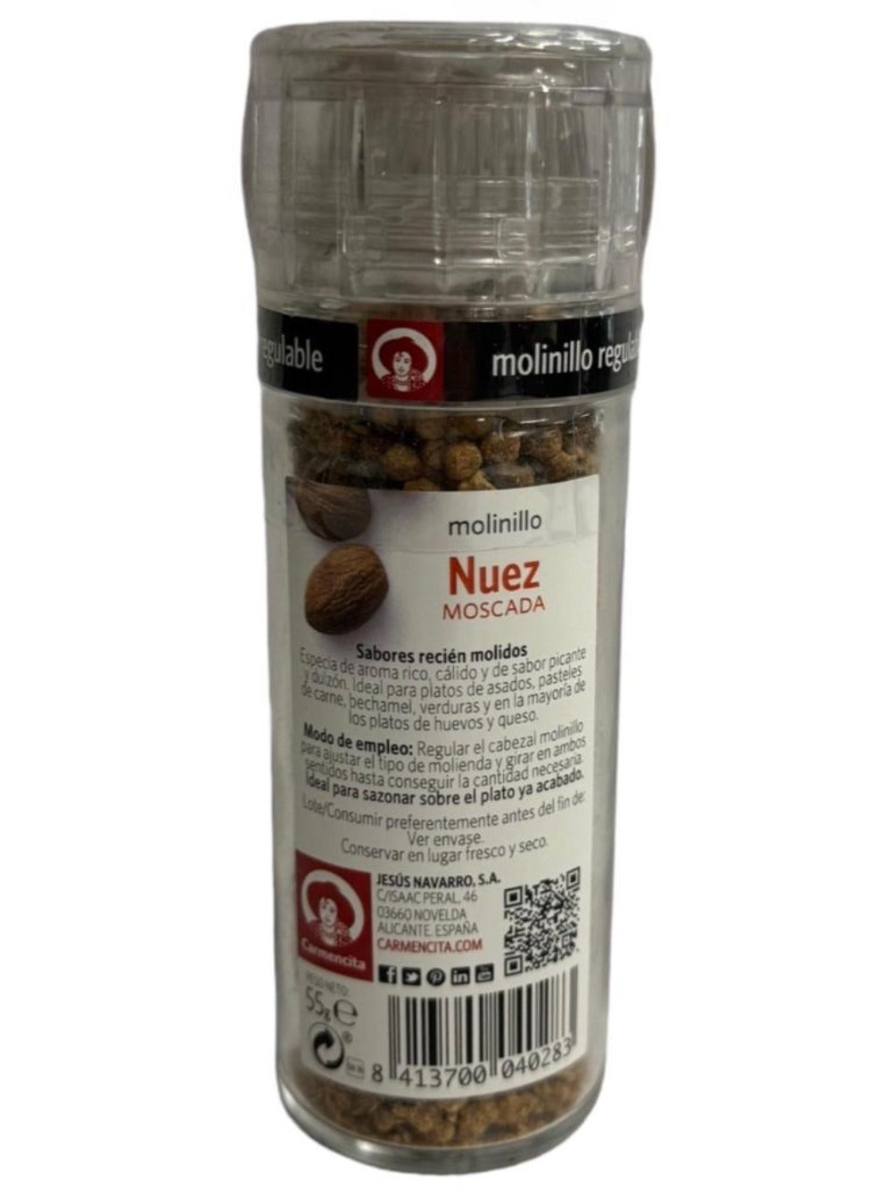 Carmencita Nutmeg Grinder 55g