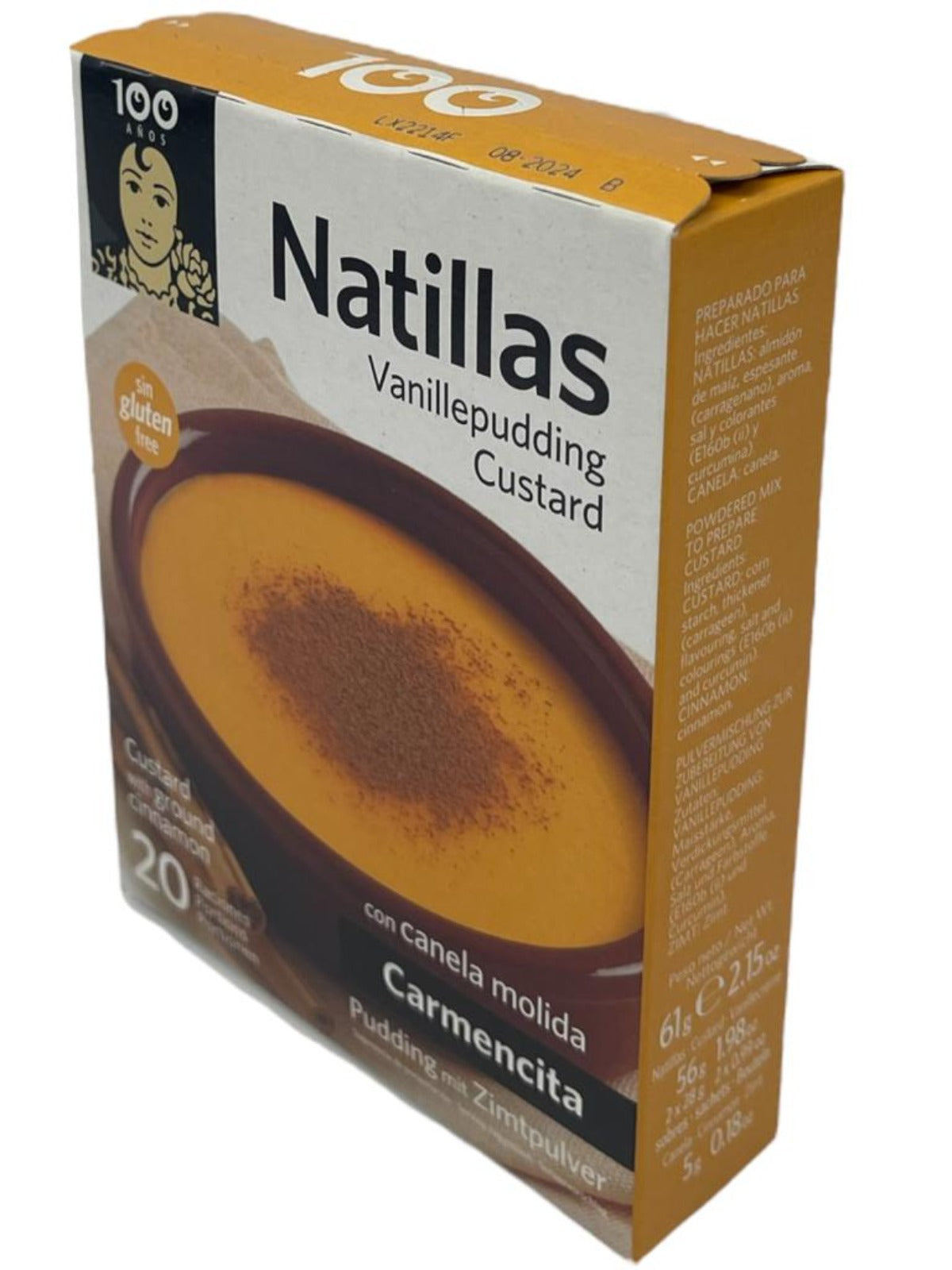 Carmencita Natillas Spanish Homemade Custard Custard Mix 61g - 3 Pack Total 183g