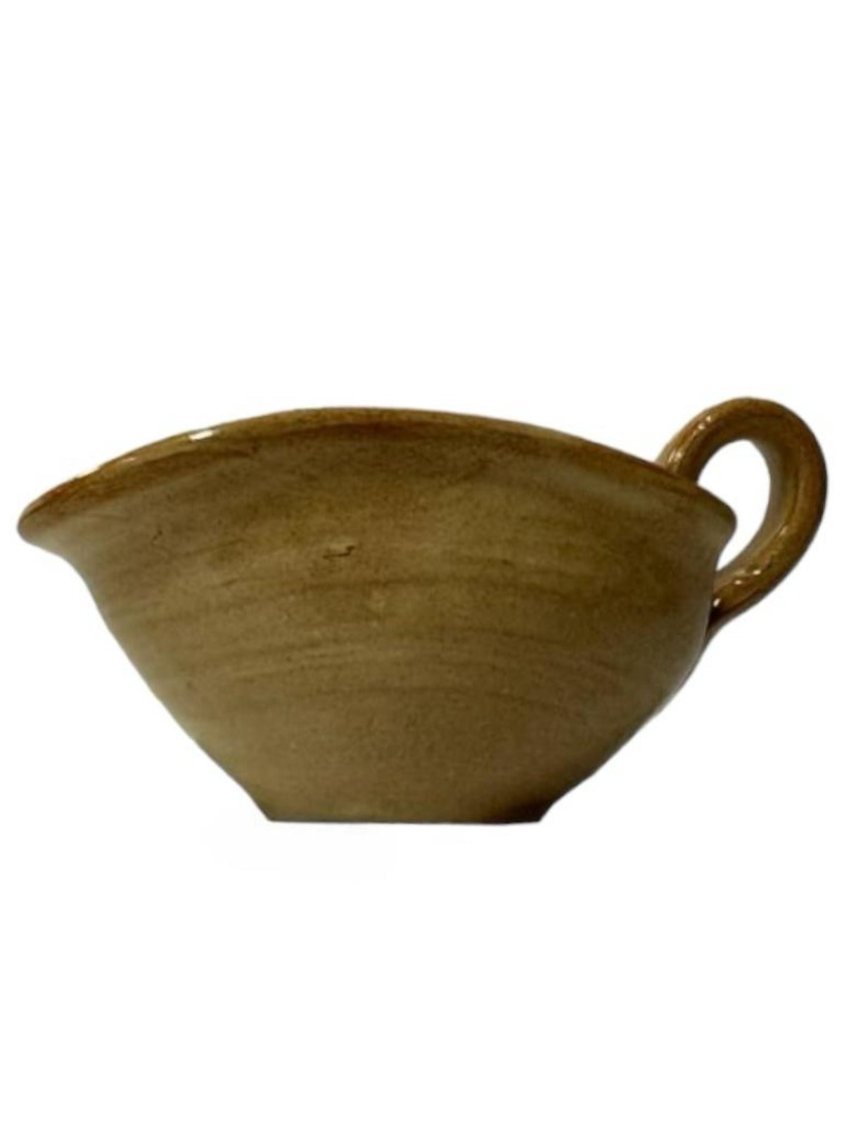 HP Padilla Gravy Dish Spanish Terracotta Gres Sauce stone-wash glaze finish