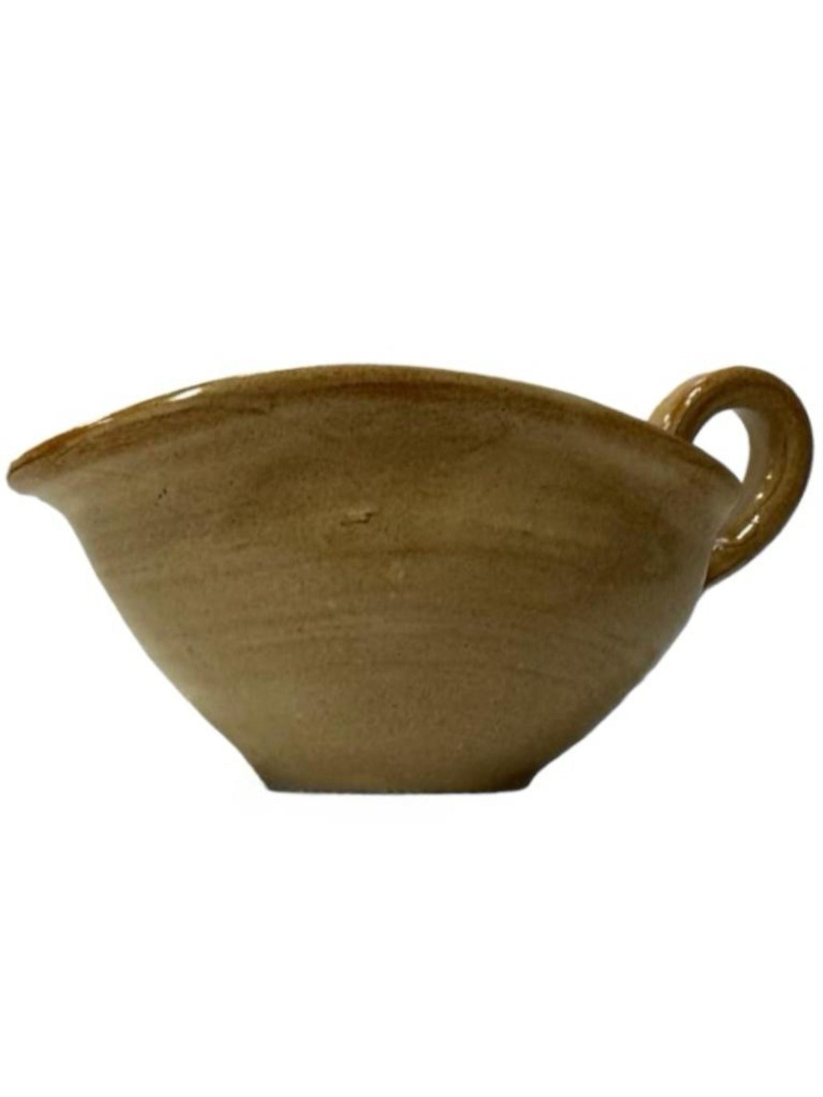 HP Padilla Gravy Dish Spanish Terracotta Gres Sauce stone-wash glaze finish