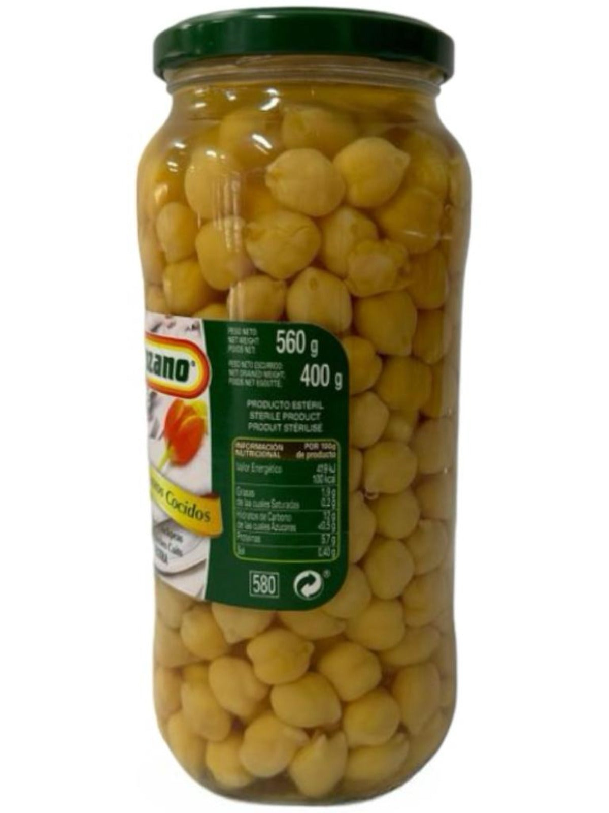 Lozano Garbanzos Cocidos 560g (Best Before 05-07-2028)