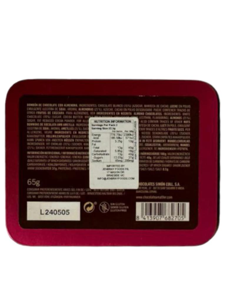 Chocolate Amatller Marcona Almond Chocolate 65g