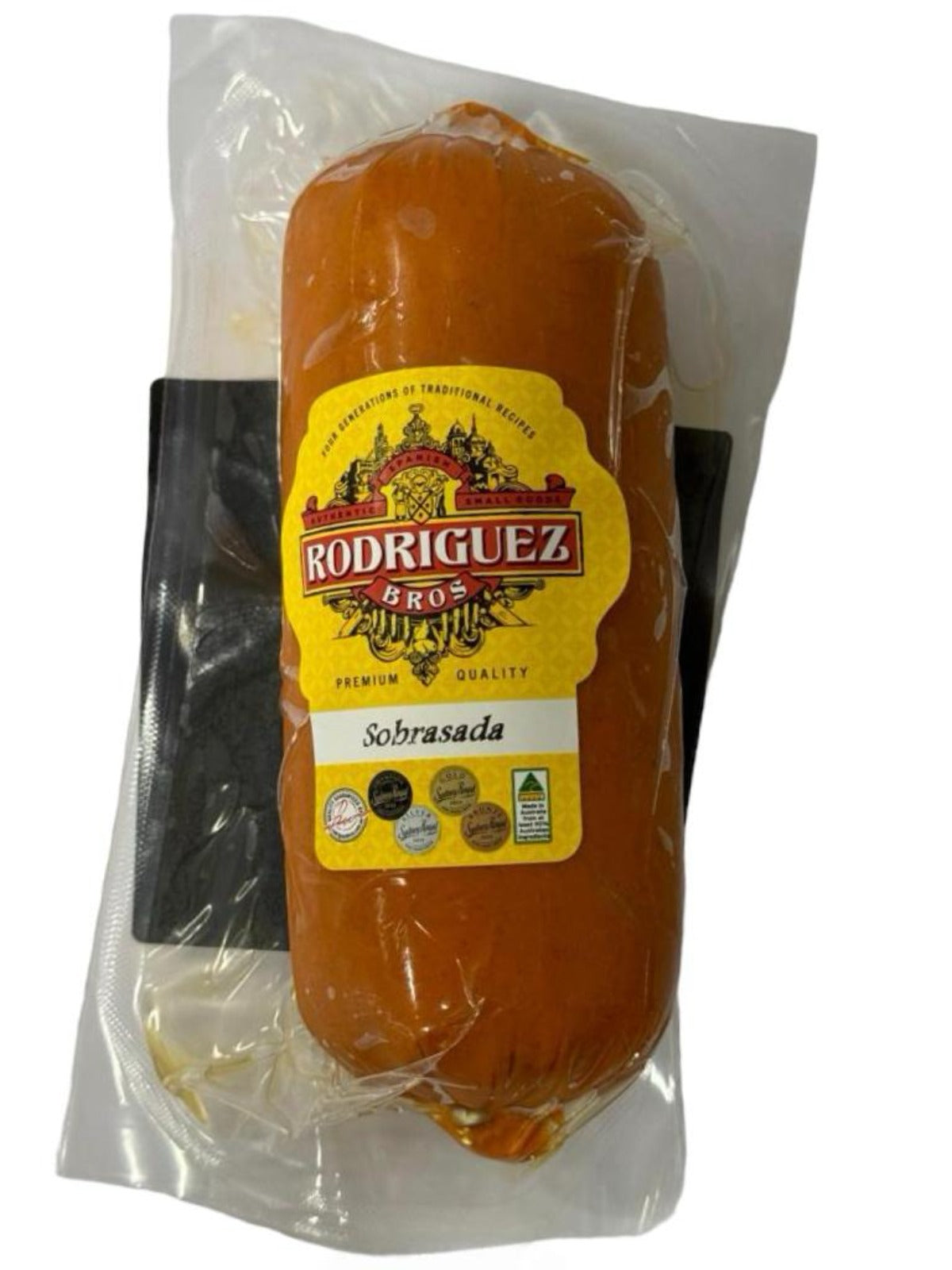 Sobrasada Random weight approx. 360g packet regular price $7.00 AUD. You are guaranteed to receive at least 350g of product, equivalent price of $20.00 per kg.