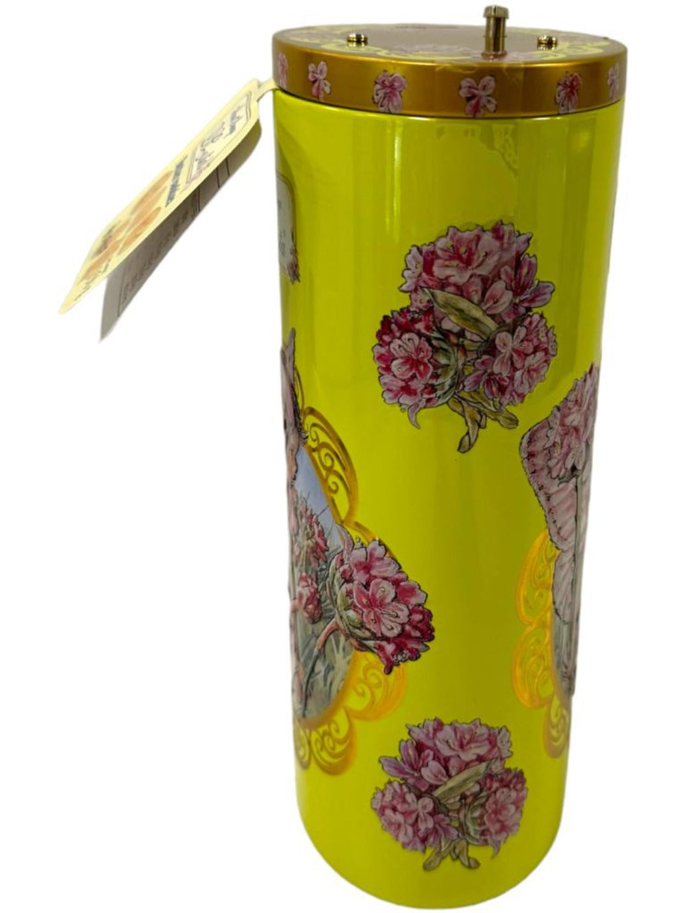Marie Ange di Costa Flower Fairy Music Box With Italian Butter Cookies—Il Fantasia in Yellow 150g