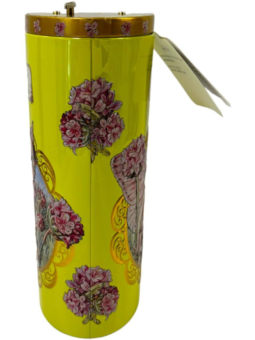 Marie Ange di Costa Flower Fairy Music Box With Italian Butter Cookies—Il Fantasia in Yellow 150g