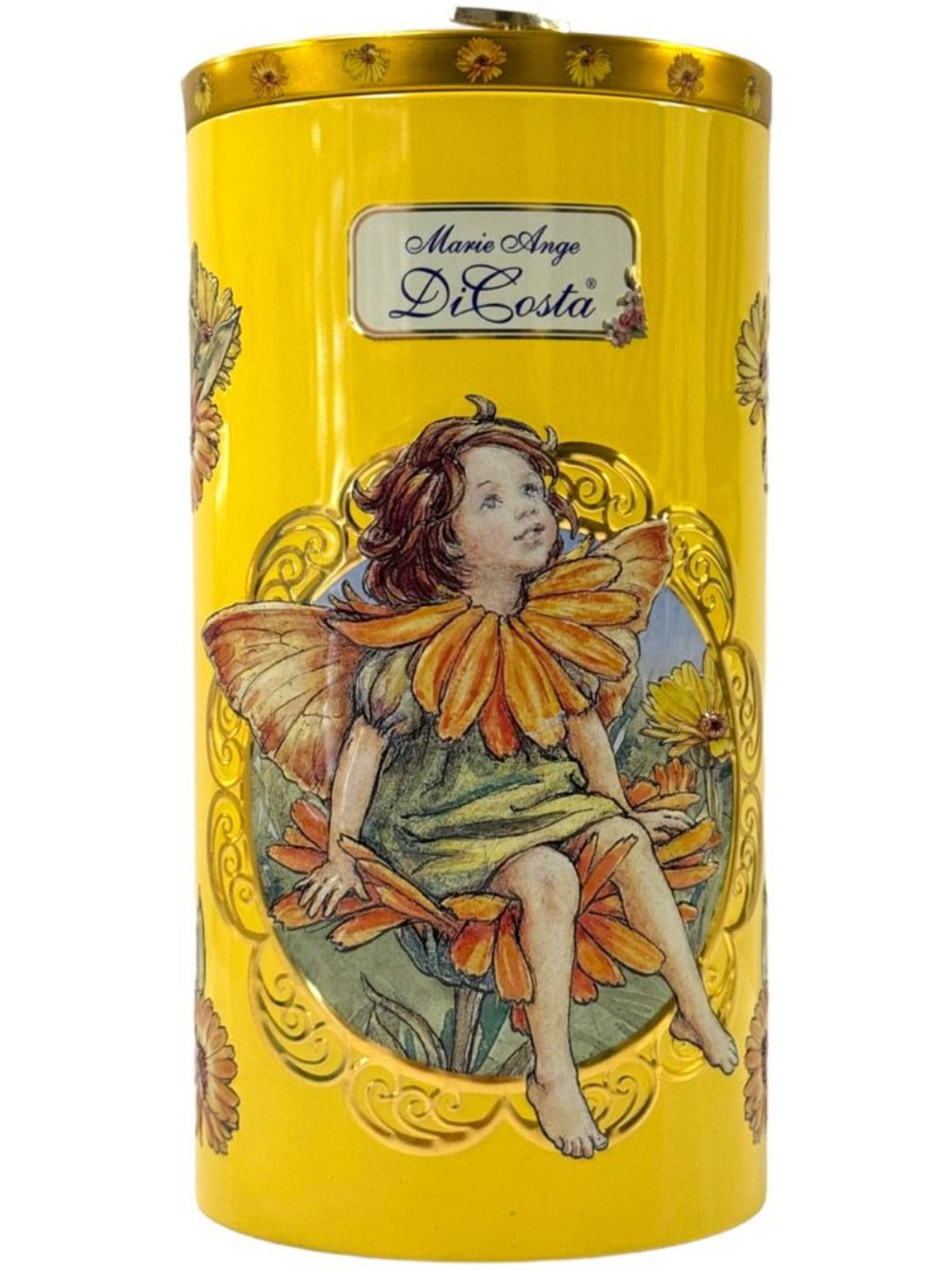 Marie Ange di Costa Flower Fairy Music Box With Italian assorted chocolates pralines—Il Fantasia in Gold 150g (Best Before 31-12-2026)