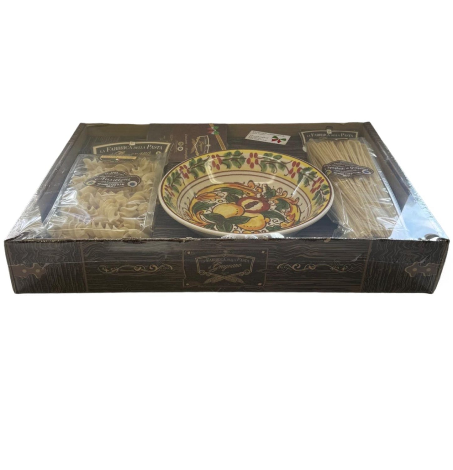 La Fabrica Della Pasta Gragnano Pasta Gift Box With Homemade Ceramic Bowl