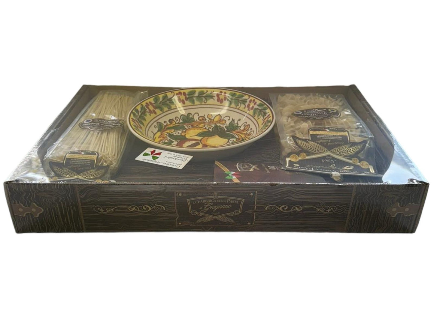 La Fabrica Della Pasta Gragnano Pasta Gift Box With Homemade Ceramic Bowl