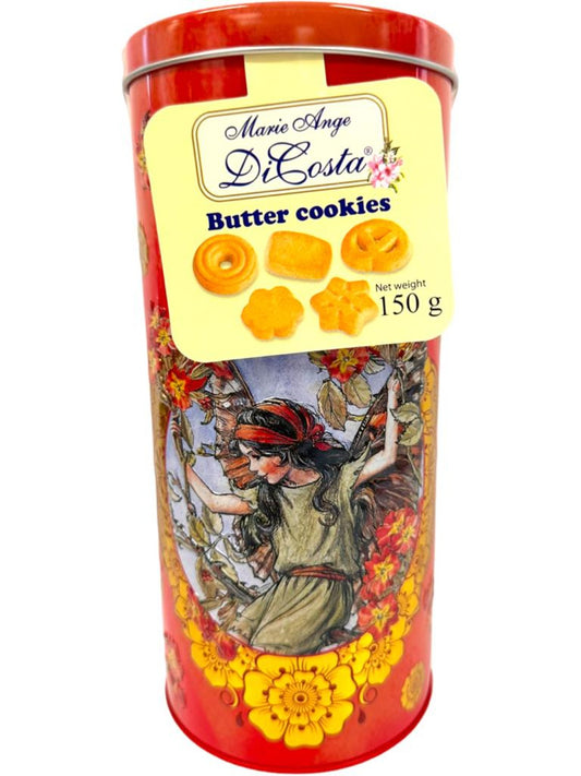 Marie Ange di Costa Flower Fairy Italian Butter Cookies—Il Desiderio in Red 150g