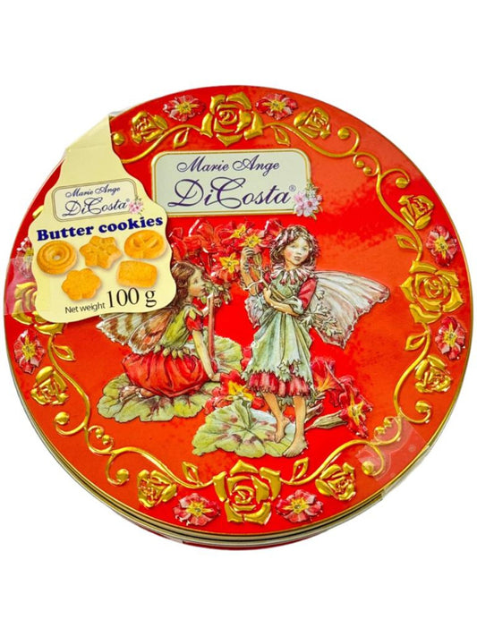 Marie Ange di Costa Flower Fairy Italian Butter Cookies—Il Girotondo in Red 100g