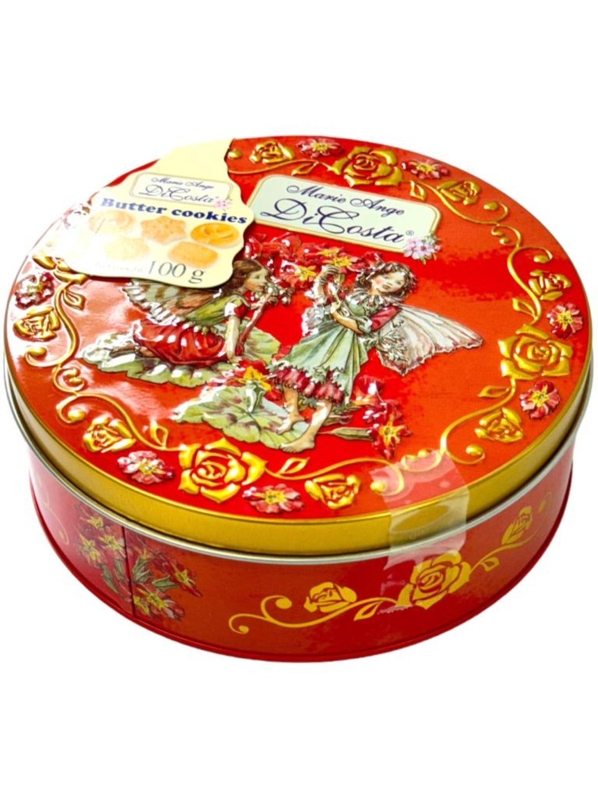 Marie Ange di Costa Flower Fairy Italian Butter Cookies—Il Girotondo in Red 100g