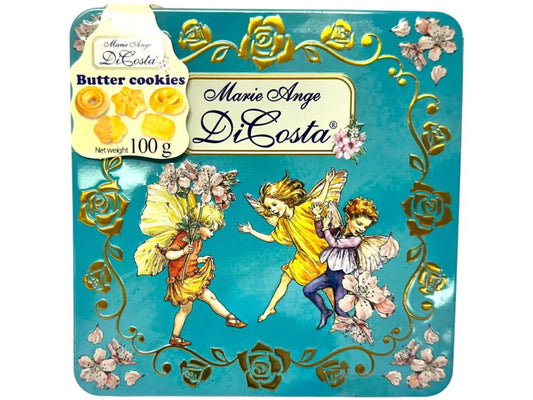 Marie Ange di Costa Flower Fairy Italian Butter Cookies—Il Quadretto in Cyan 100g
