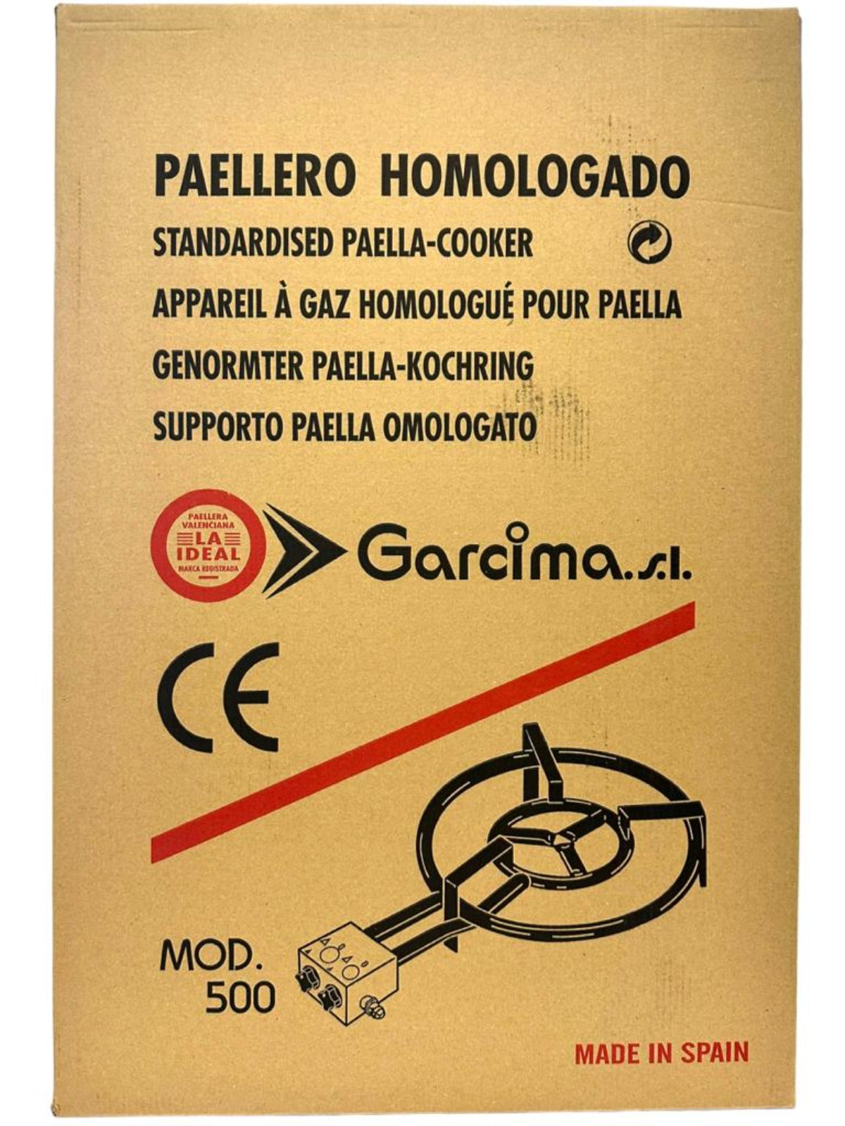 Garcima Enamel Paella Burner model 500 for 60cm pan