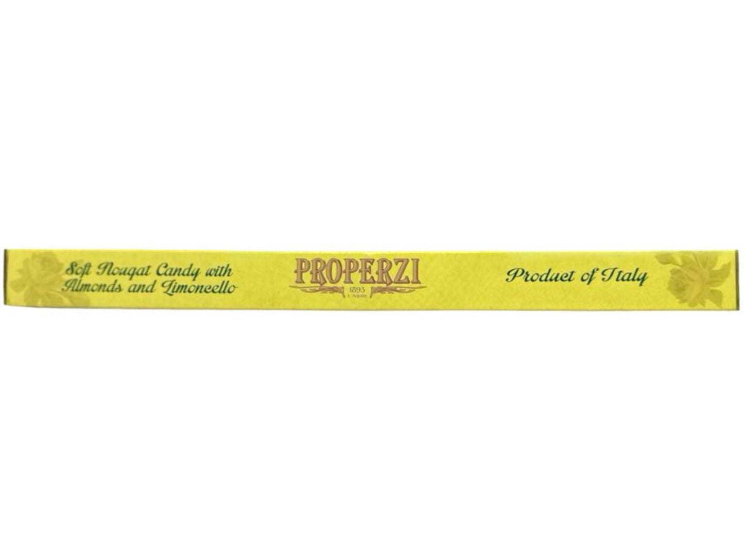 Properzi Italian Soft Nougat Candy With Almonds and Lemon 200g - 2 Pack Total 400g