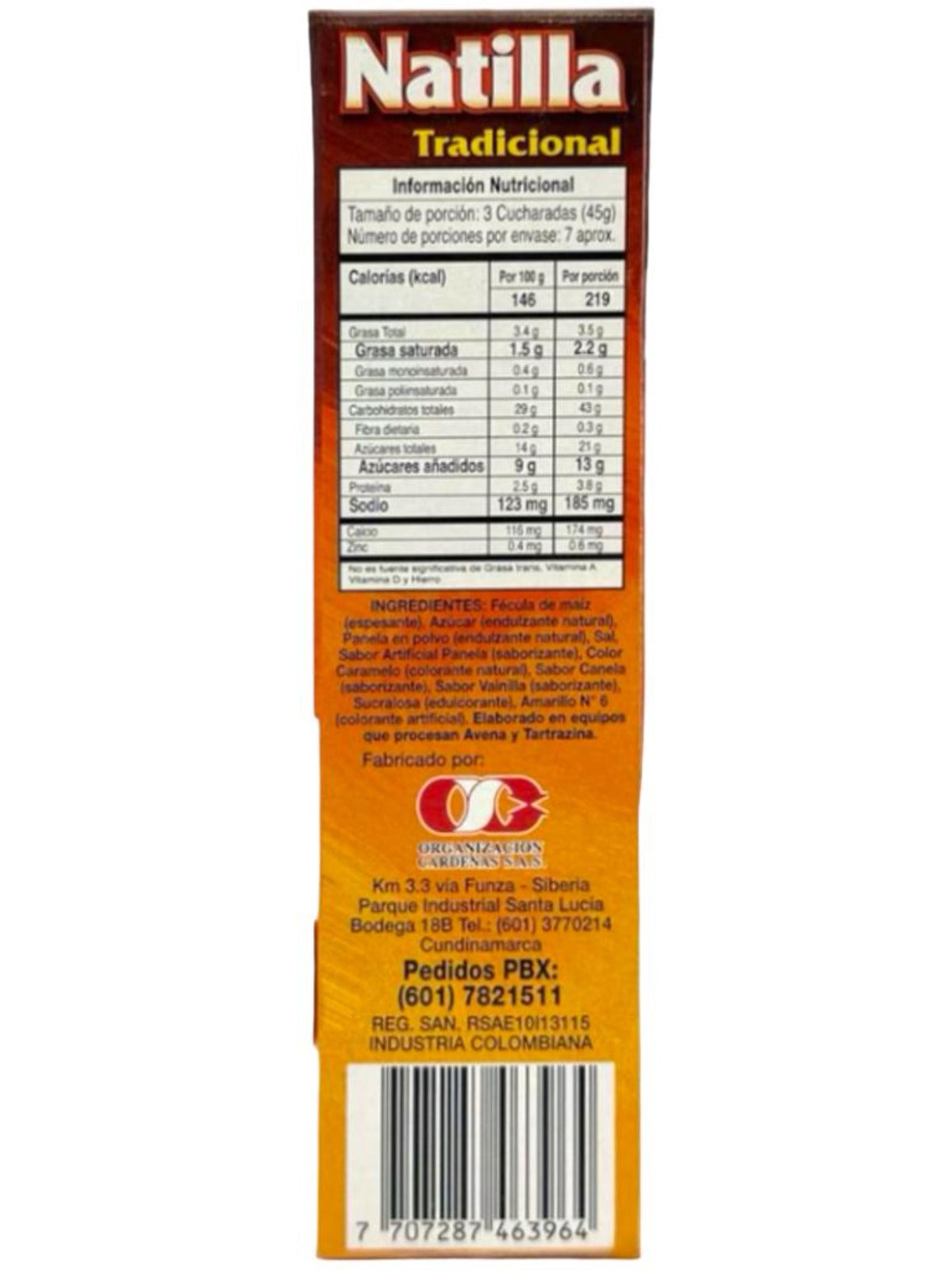 De la Abuela Colombian Natilla 300g ea 4 Pack 1200g Total