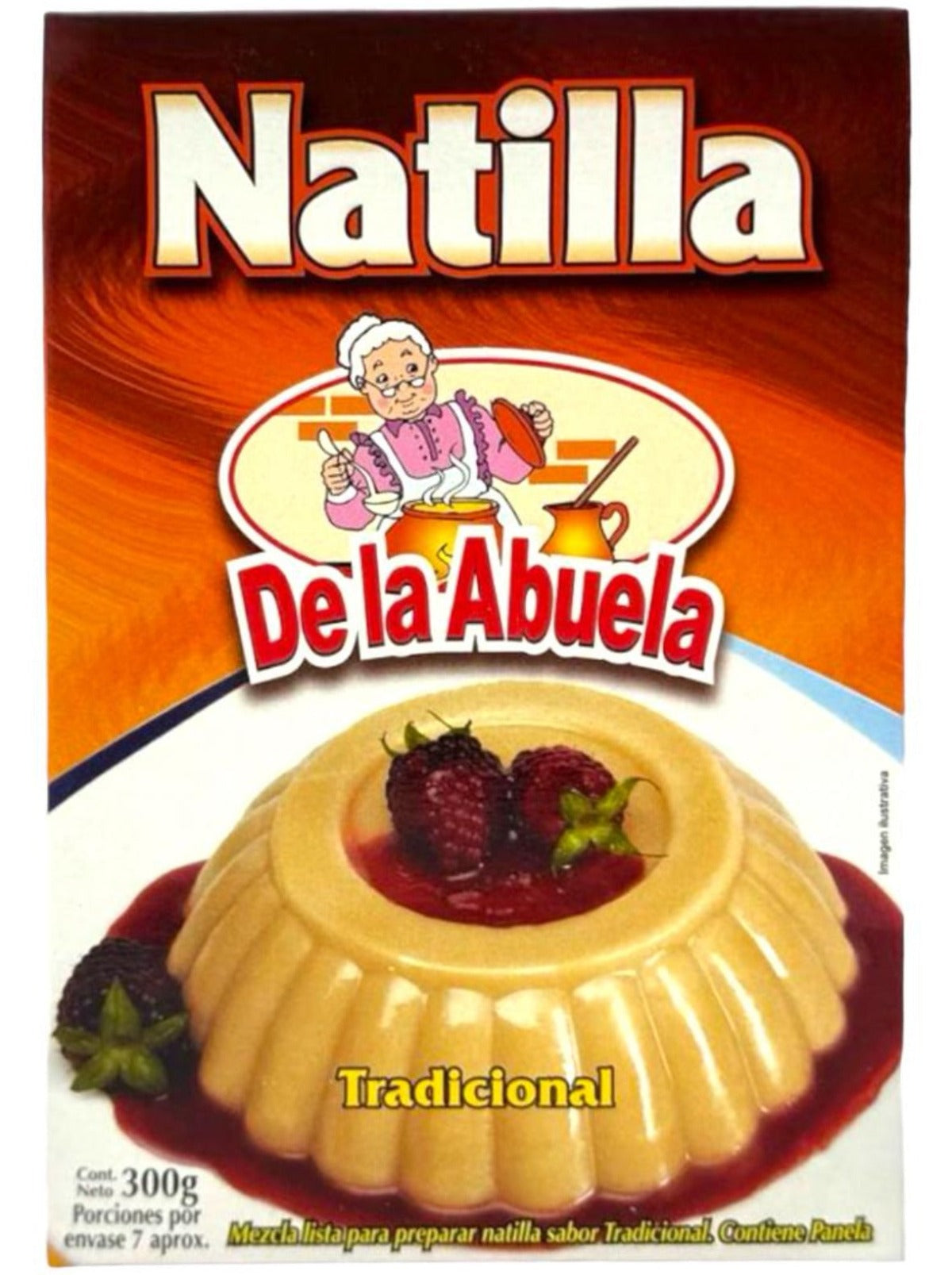 De la Abuela Colombian Baking Mix Pack- Custard, Custard Pudding, Fritters 300g ea 3 Pack 900g Total