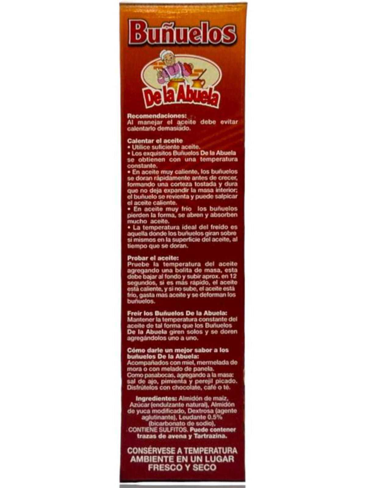 De la Abuela Bunuelos Colombian Fritters 300g ea 4 Pack 1200g Total