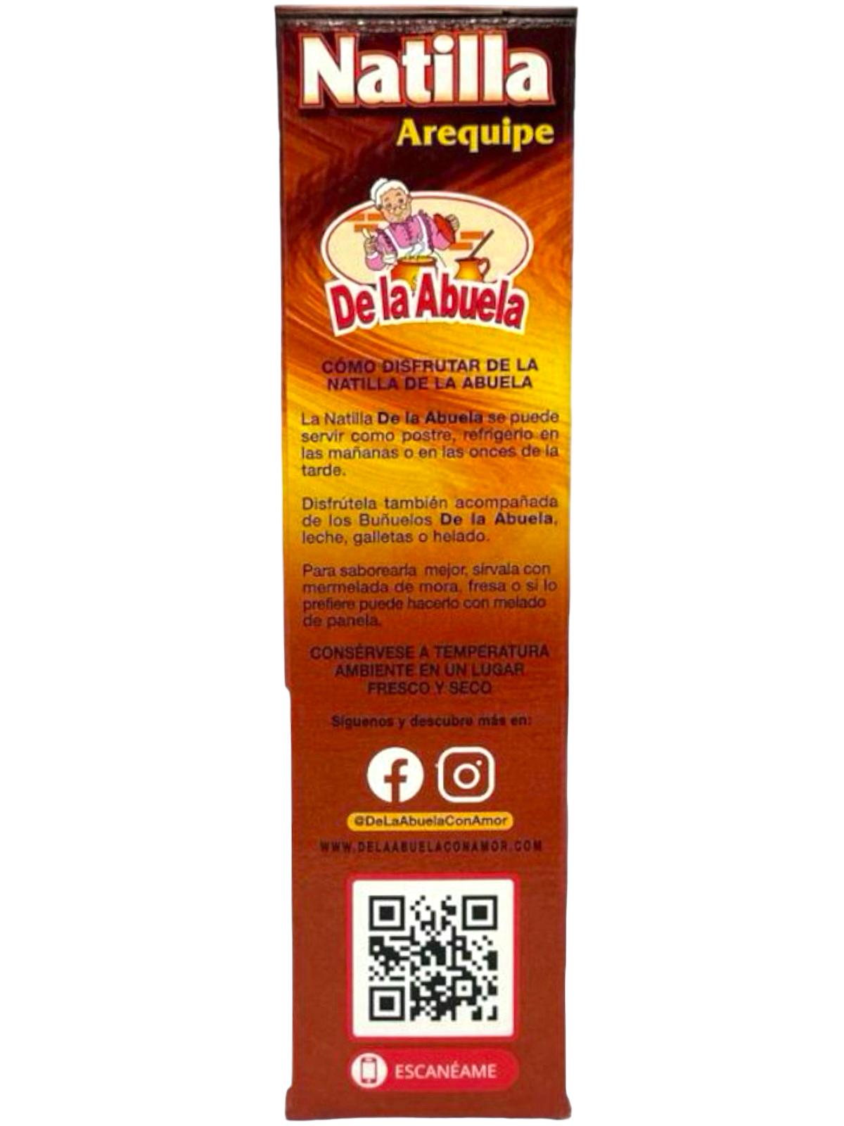 De la Abuela Natilla Arequipe Colombian Caramel Pudding 300g