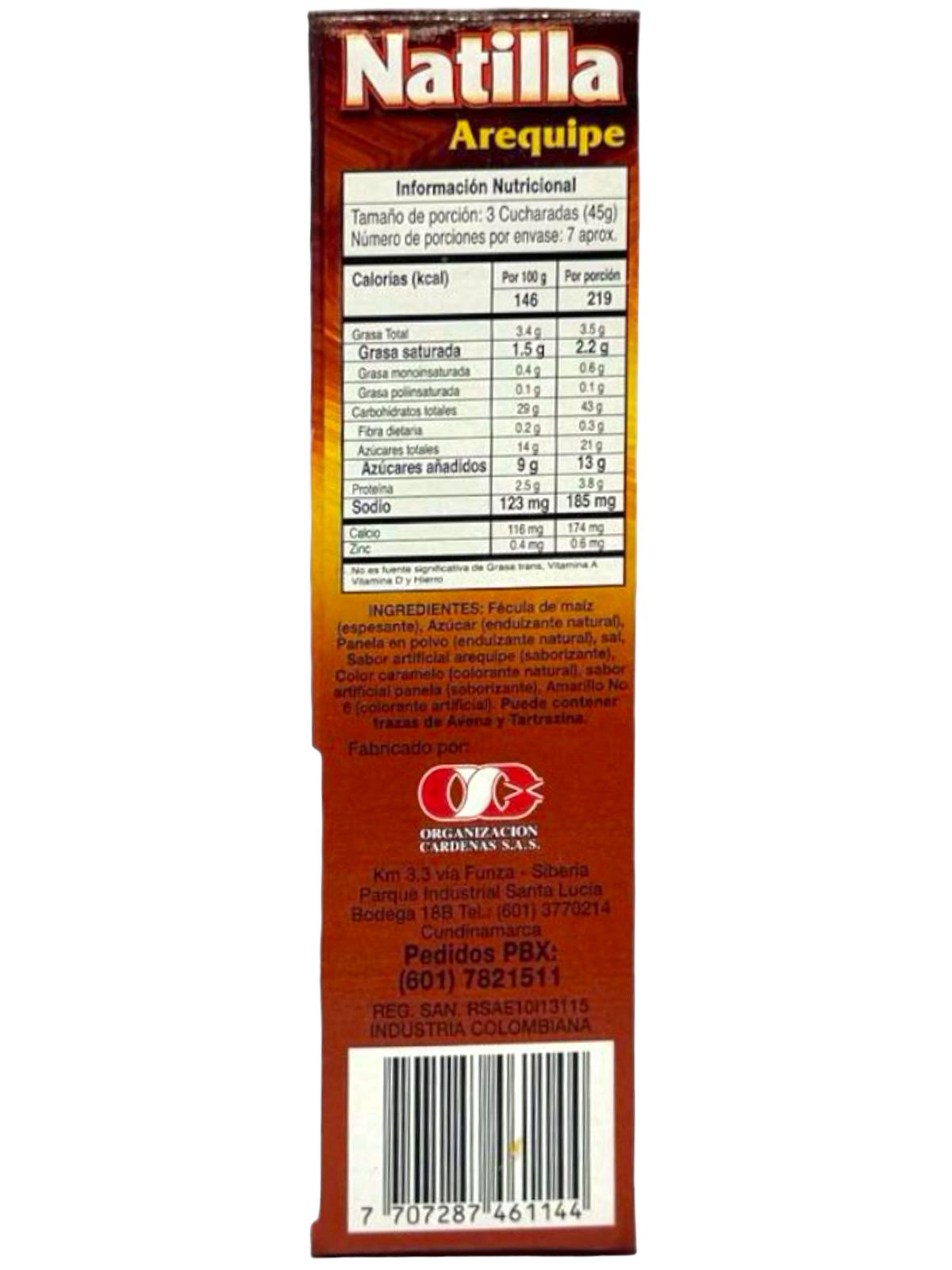 De la Abuela Natilla Arequipe Colombian Caramel Pudding 300g