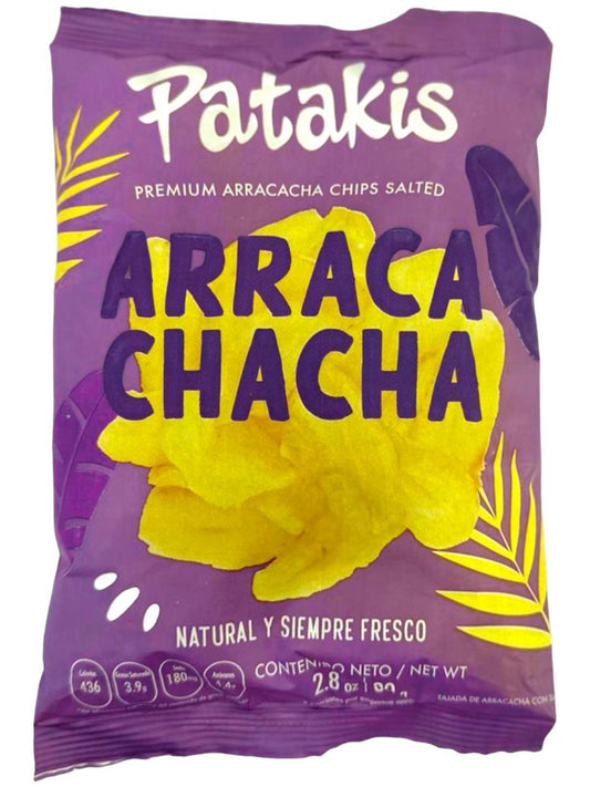 Patakis Aracachacha Premium Arracacha Colombian Chips Salted 80g