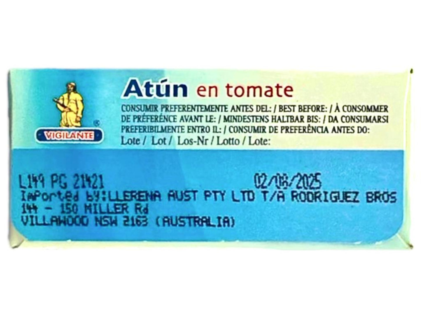 Vigilante Atun en Tomate - Tuna in Tomato Sauce 111g