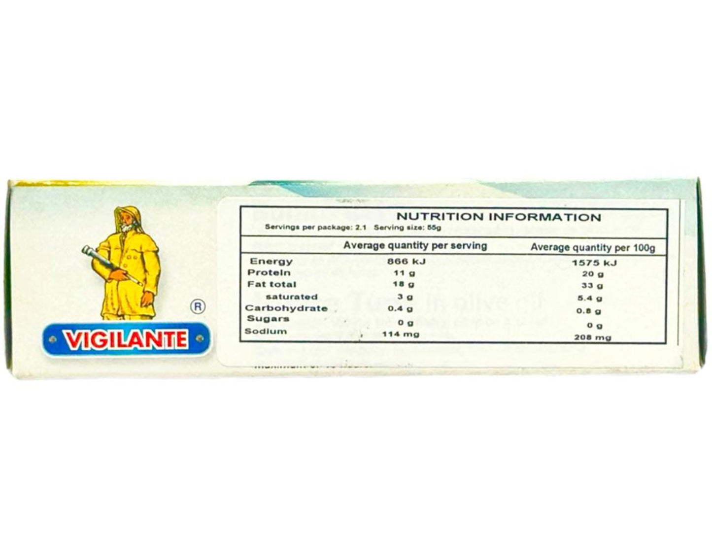 Vigilante Bonito del Norte en Aceite de Oliva - Spanish White Tuna in Olive Oil 115g - 4 Pack Total 460g