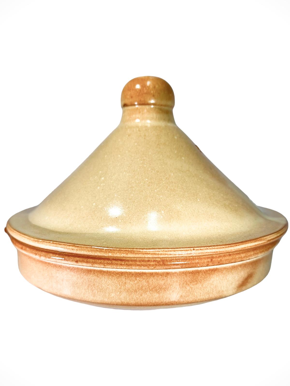 HP Padilla Spanish Terracotta Tagine Stone-Wash Glaze Finish 26cm