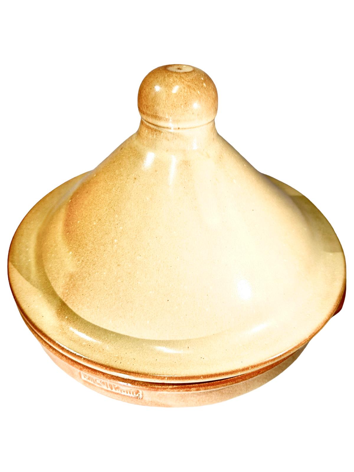 HP Padilla Spanish Terracotta Tagine Stone-Wash Glaze Finish 26cm