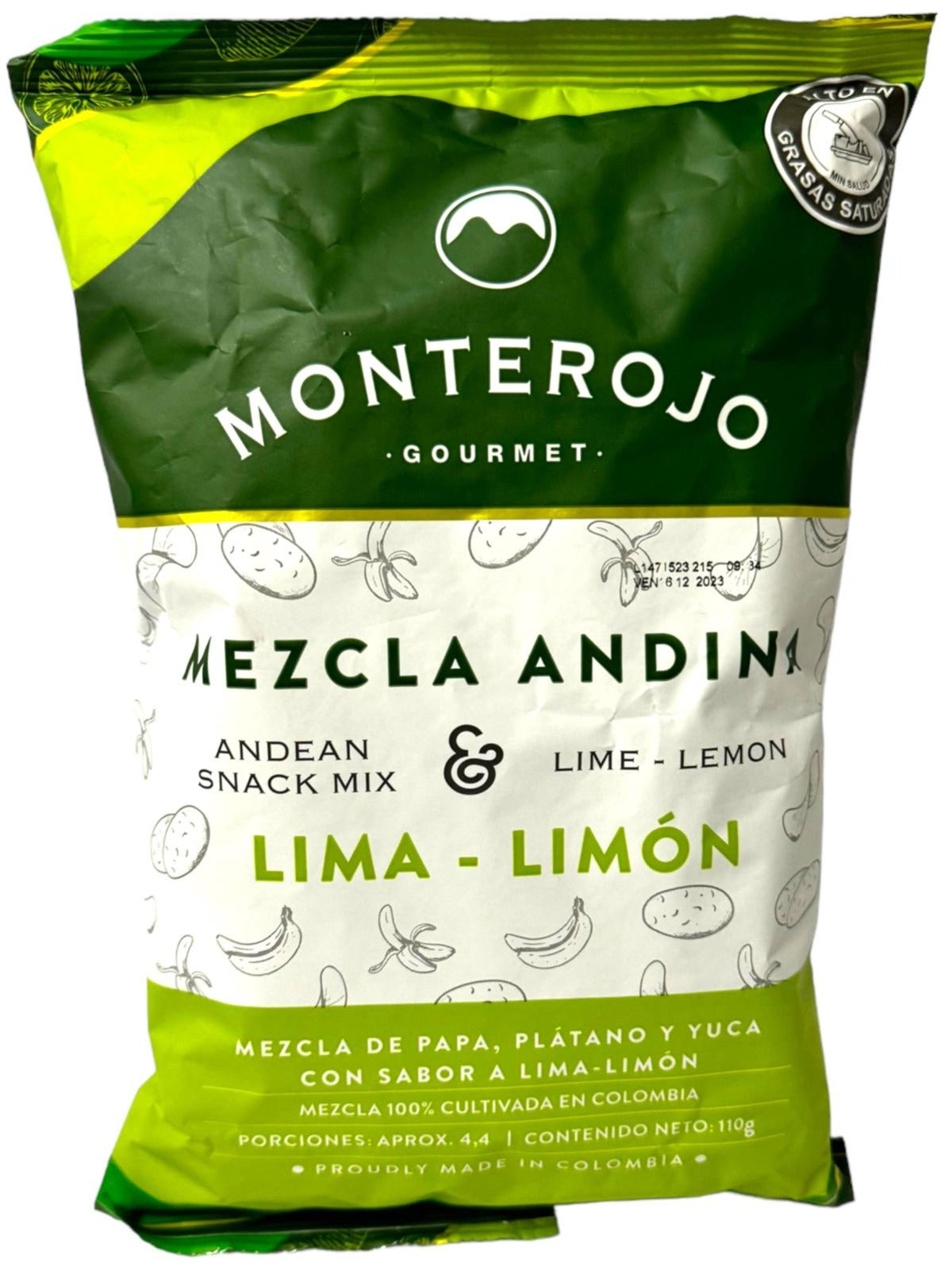 Monterojo Mezcla Andina Snack Multi Pack 110g Each - 3 Pack Total 330g