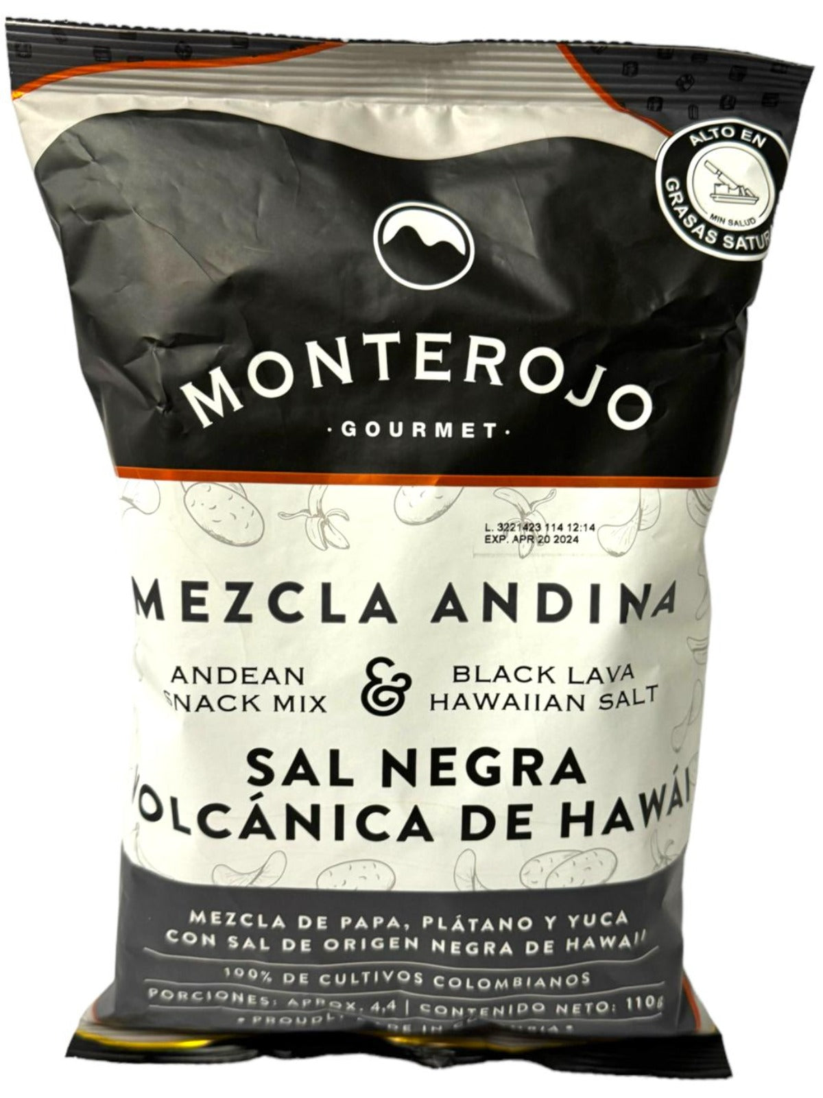 Monterojo Mezcla Andina Snack Multi Pack 110g Each - 3 Pack Total 330g