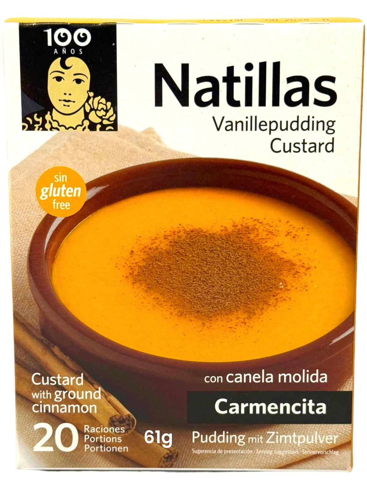 Carmencita Natillas Spanish Homemade Custard Custard Mix 61g - 3 Pack Total 183g