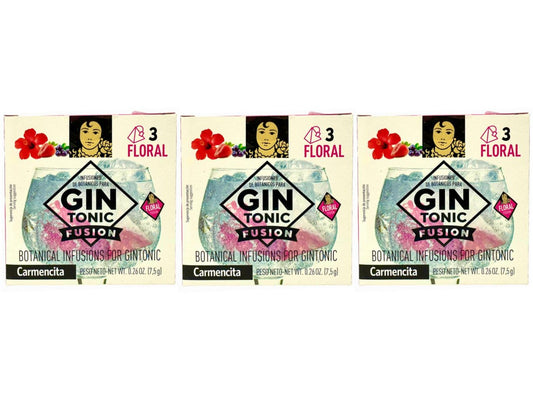 Carmencita Spanish Floral Infusions For Gin Tonic 7.5g - 3 Pack Total 22.5g