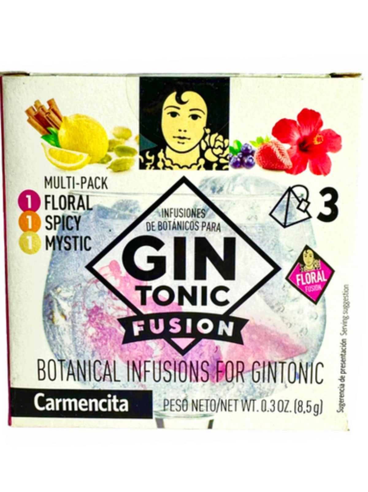 Carmencita Spanish Infusions For Gin Tonic Mix Pack- 3 Pack Total 25g