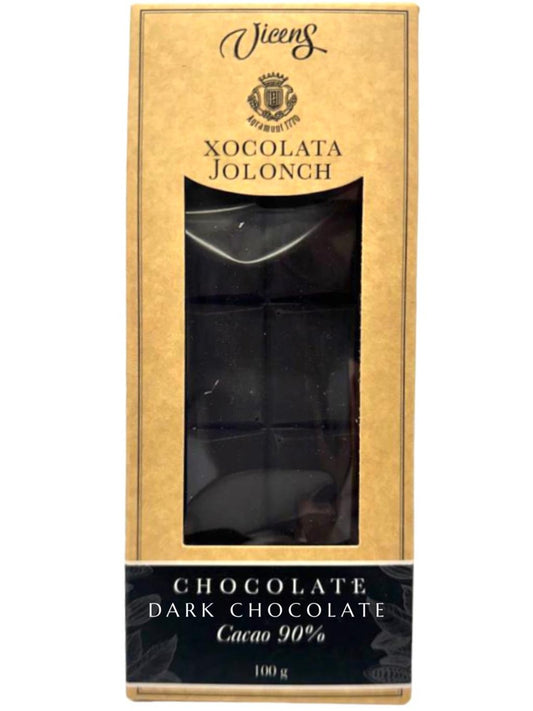 Vicens Xocolata Jolonch Chocolate Negro 90% Spanish 90% Dark Chocolate 100g