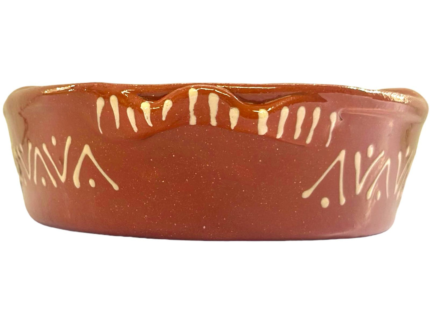 Edgar Picas Assador de Chourico Regional 3 Portuguese Terracotta Sausage Roaster 32cm x 15cm x 4.5cm
