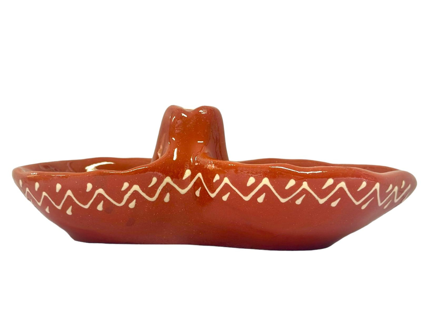 Edgar Picas Azeitoneira Regional 2 Flor Portuguese Terracotta Olive Tray 22cm x 10cm