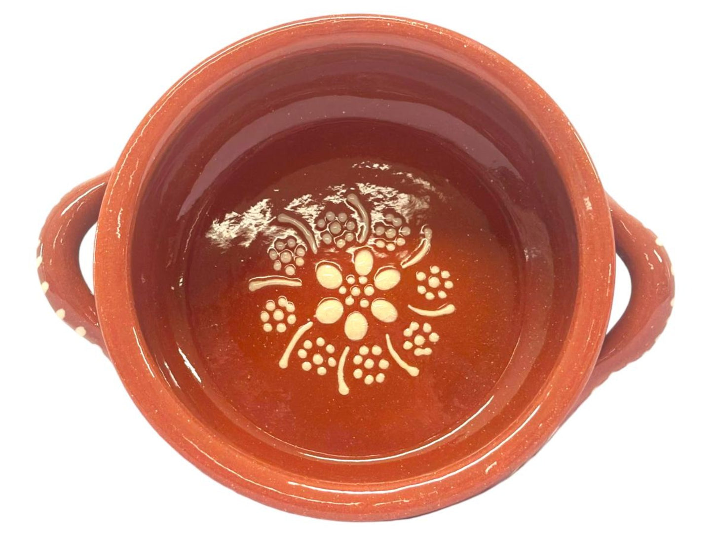 Edgar Picas Cacarola Baixa Regional 1 Portuguese Terracotta Round Baking Dish - 14cm x 14cm x 6cm