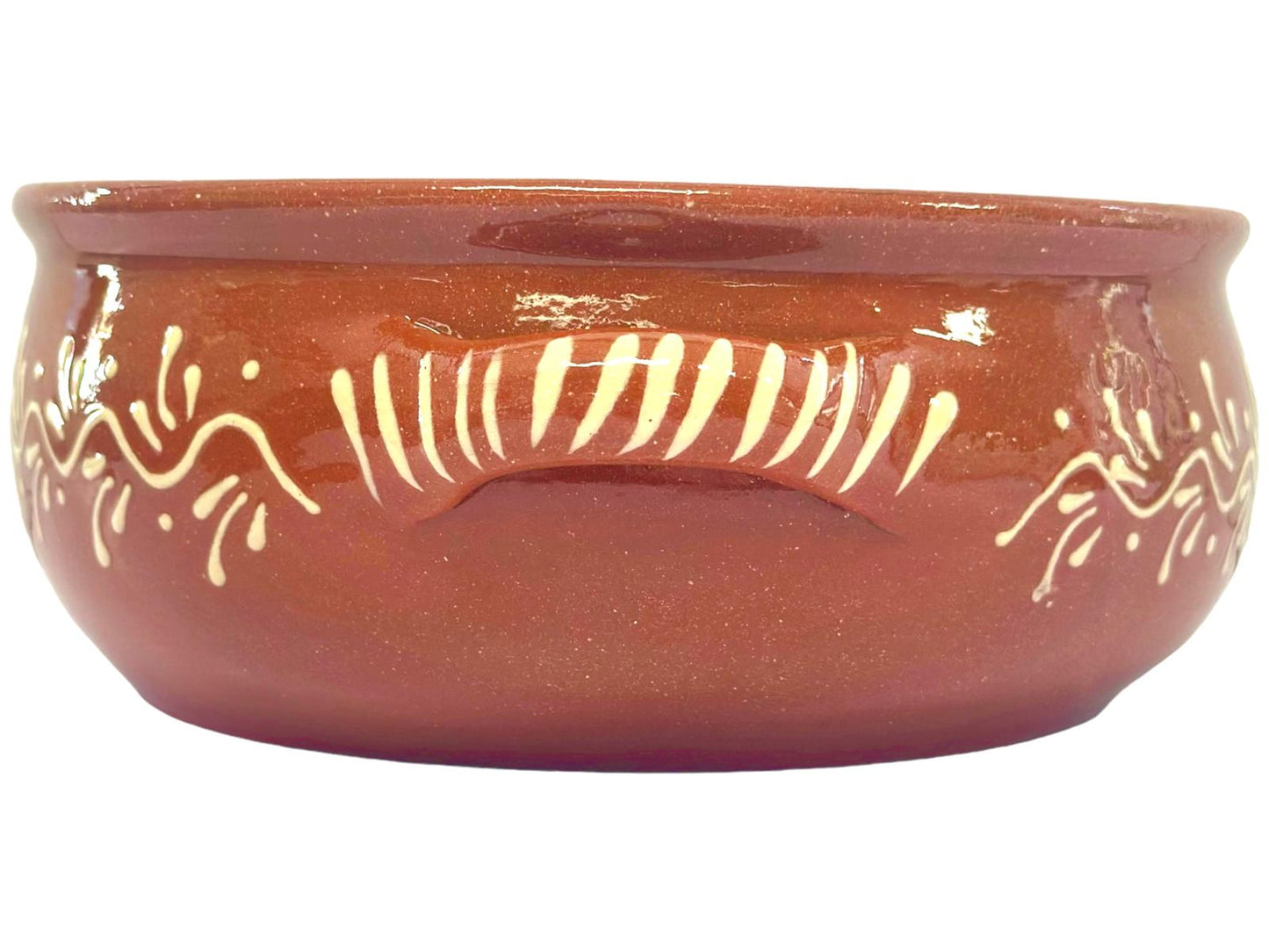 Edgar Picas Cacarola Baixa Regional 3 Portuguese Terracotta Round Baking Dish 20cm x 20cm x 8.5cm
