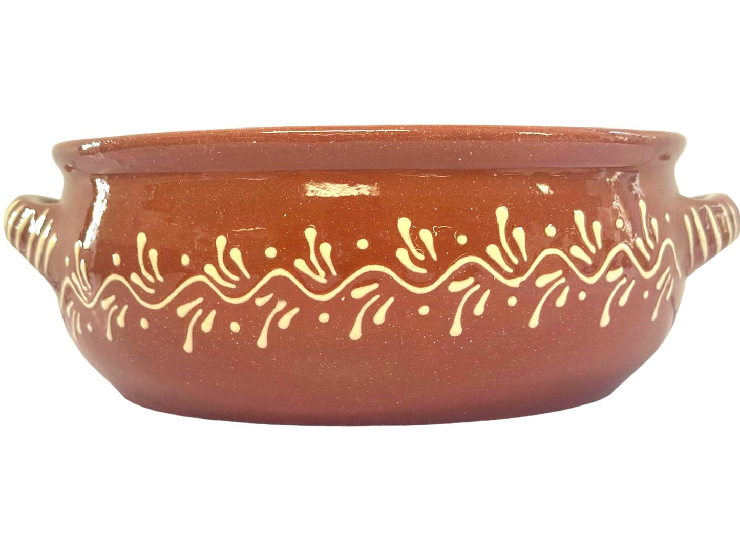 Edgar Picas Cacarola Baixa Regional 3 Portuguese Terracotta Round Baking Dish 20cm x 20cm x 8.5cm