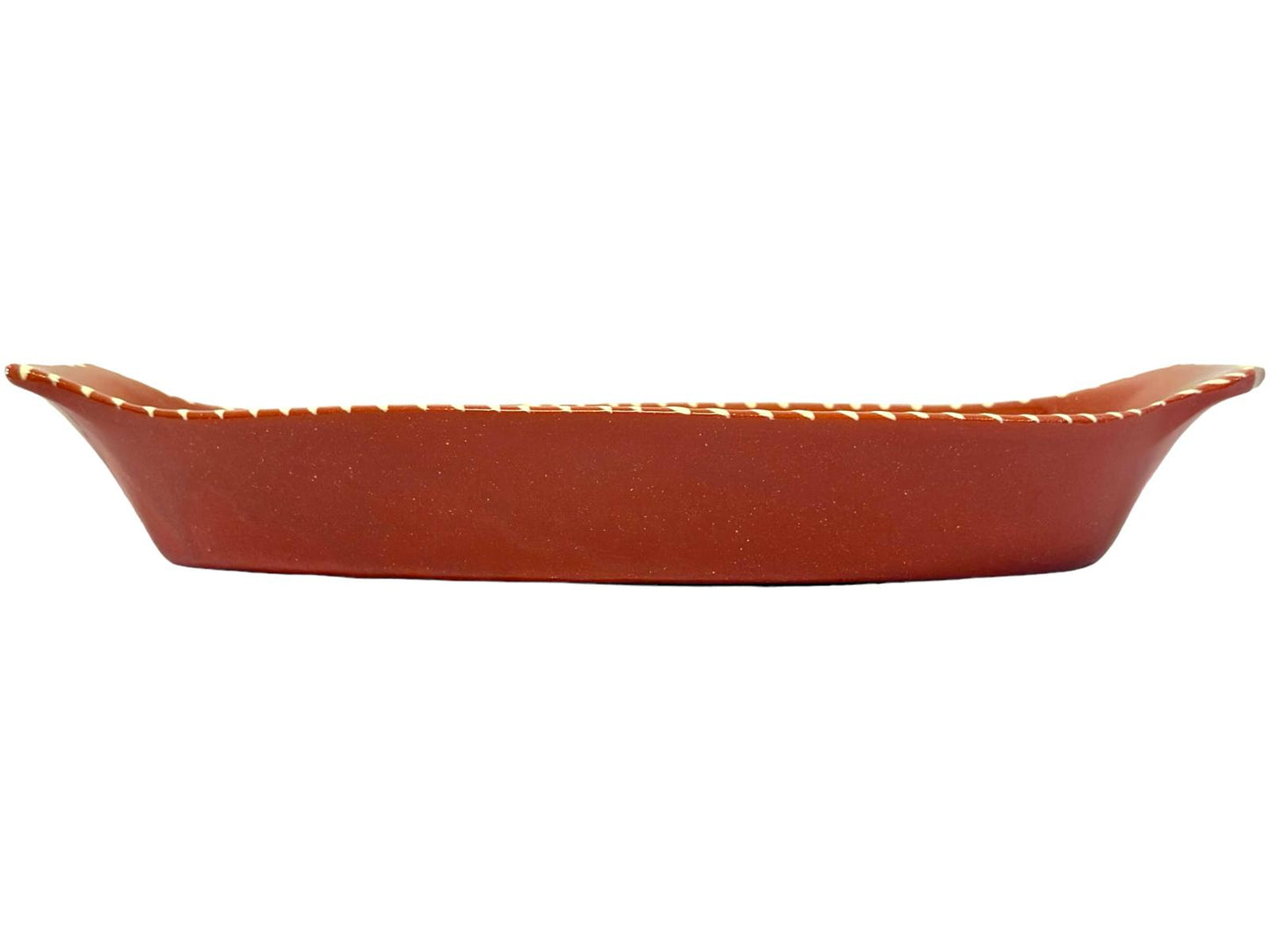 Edgar Picas Travessa Barco Regional 2 Portuguese Terracotta Boat Shaped Tray 33.5cm x 1.7cm x 4cm