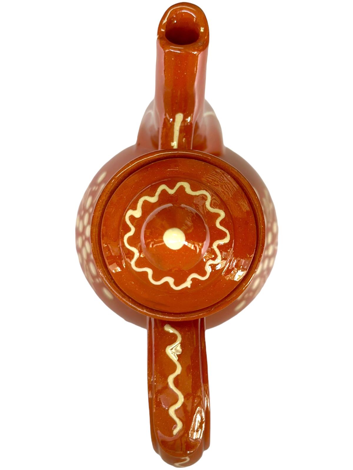 Edgar Picas Bule Regional 2 Portuguese Terracotta High Tea Pot 21cm x 8.5cm x 34 cm