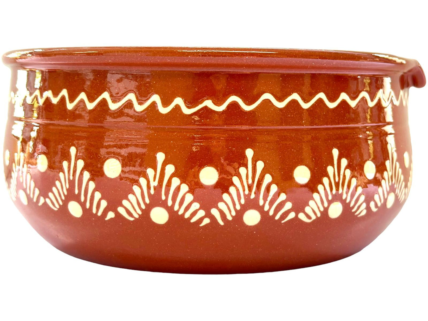 Edgar Picas Cacarola Regional 3 Portuguese Terracotta Pan with Handle 18cm x 23cm x 11cm
