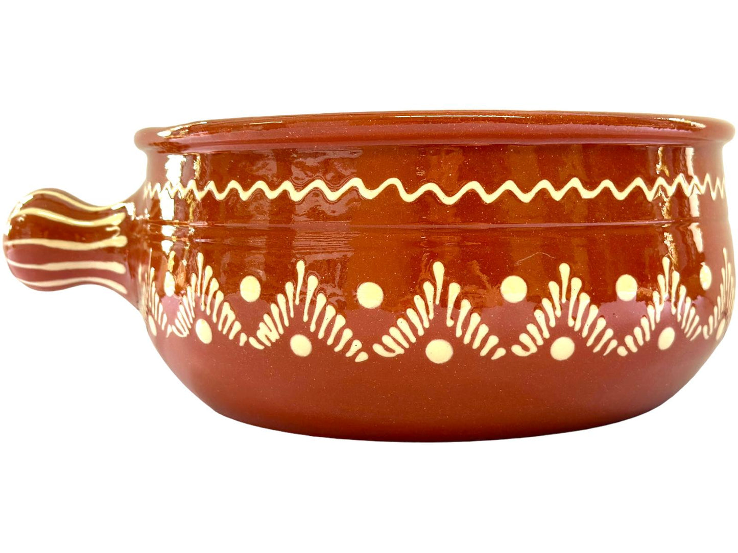 Edgar Picas Cacarola Regional 3 Portuguese Terracotta Pan with Handle 18cm x 23cm x 11cm