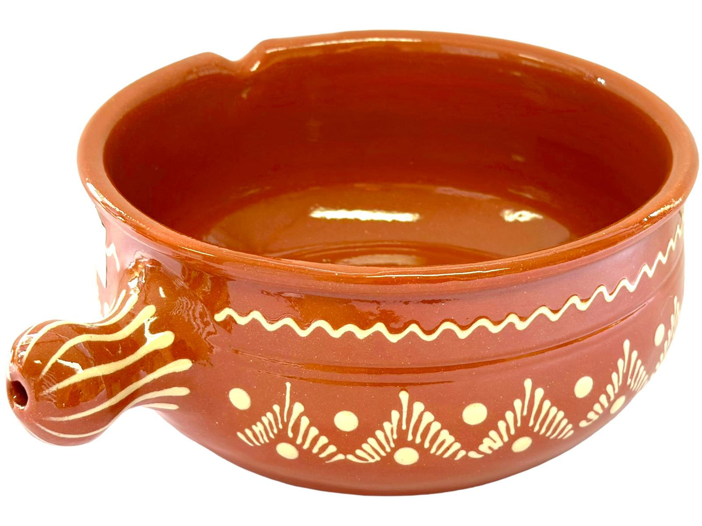 Edgar Picas Cacarola Regional 3 Portuguese Terracotta Pan with Handle 18cm x 23cm x 11cm